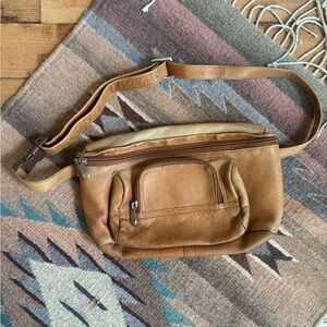 Piel Leather Vintage Waist Bag/Crossbody-Made in Columbia